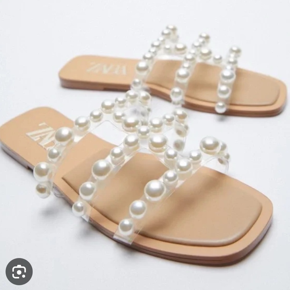 Zara Pearl sandals